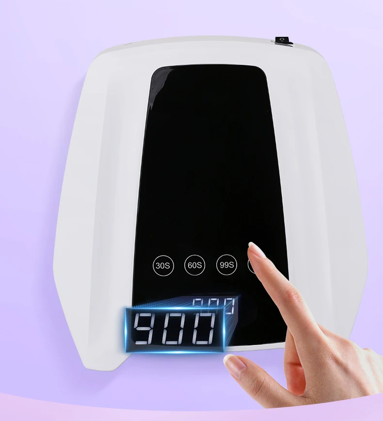 High Quality Professional 72W 2-in-1 Double Light Manicure Pedicure Nail Dryer UV LED Light Nail Lamp For Salon Use Home