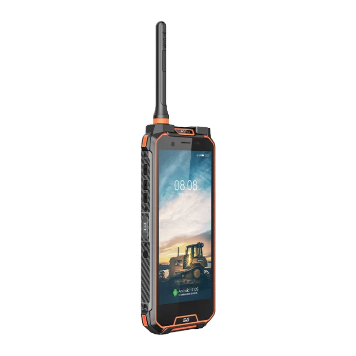 M5 AORO [ไม่มีกล้อง] จอแสดงผล HD 6.0 "IP68 โทรศัพท์ 400-470MHz ช่วงความถี่ Android Walki Talki