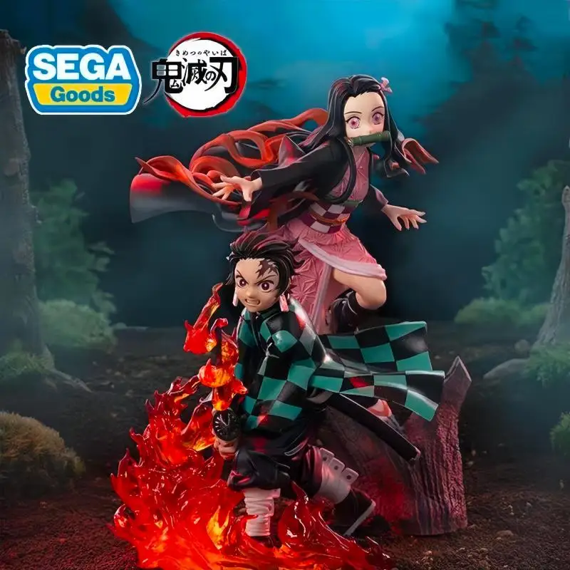 

В наличии подлинная фигурка аниме «Demon Slayer: Kimetsu No Yaiba» Xross Link Kamado Nezuko/Kamado Tanjiro, игрушечная модель, украшения