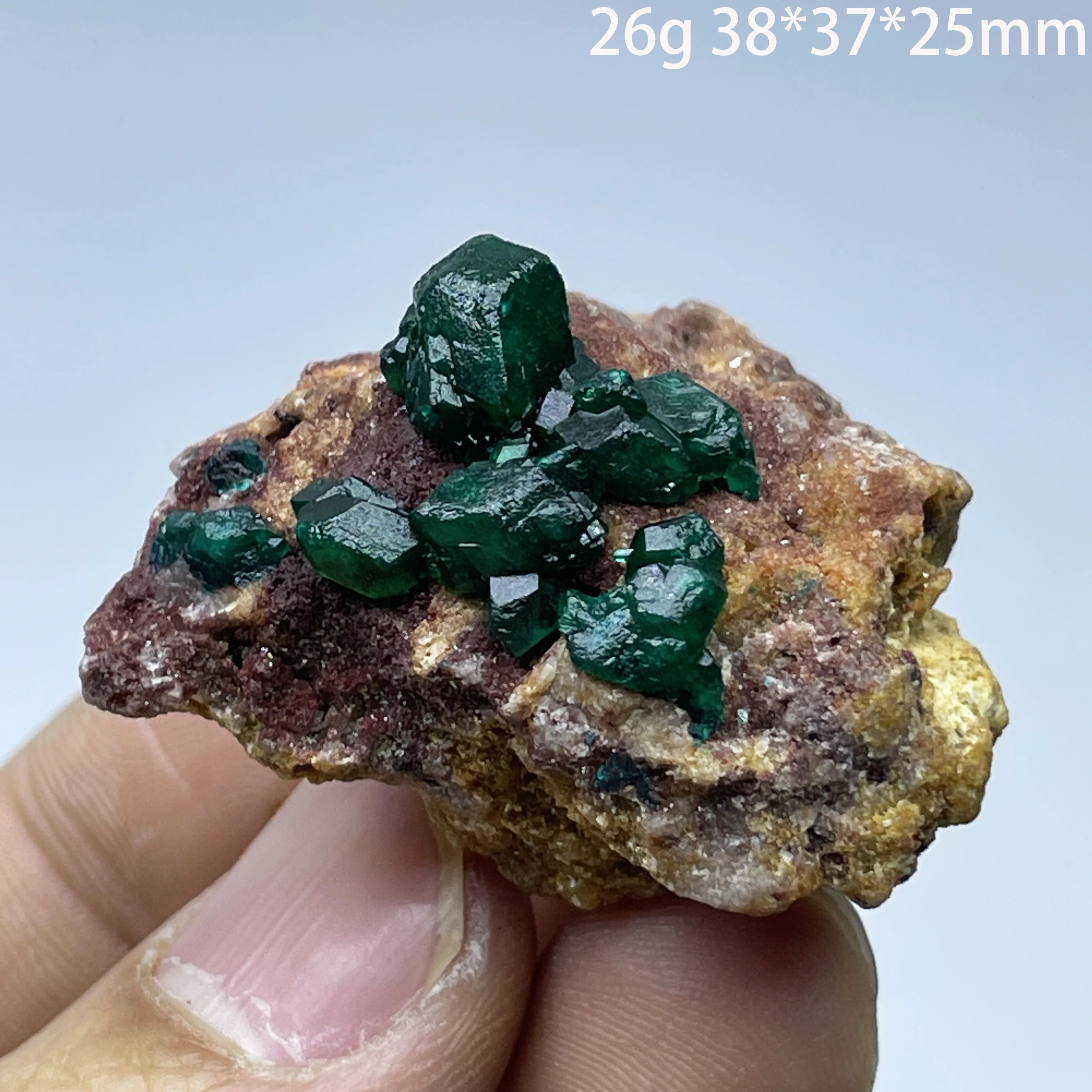 Natural Congo Dioptase With Rock Mineral Specimen Healing Crystal Stone for Home Decor And Teaching Quartz