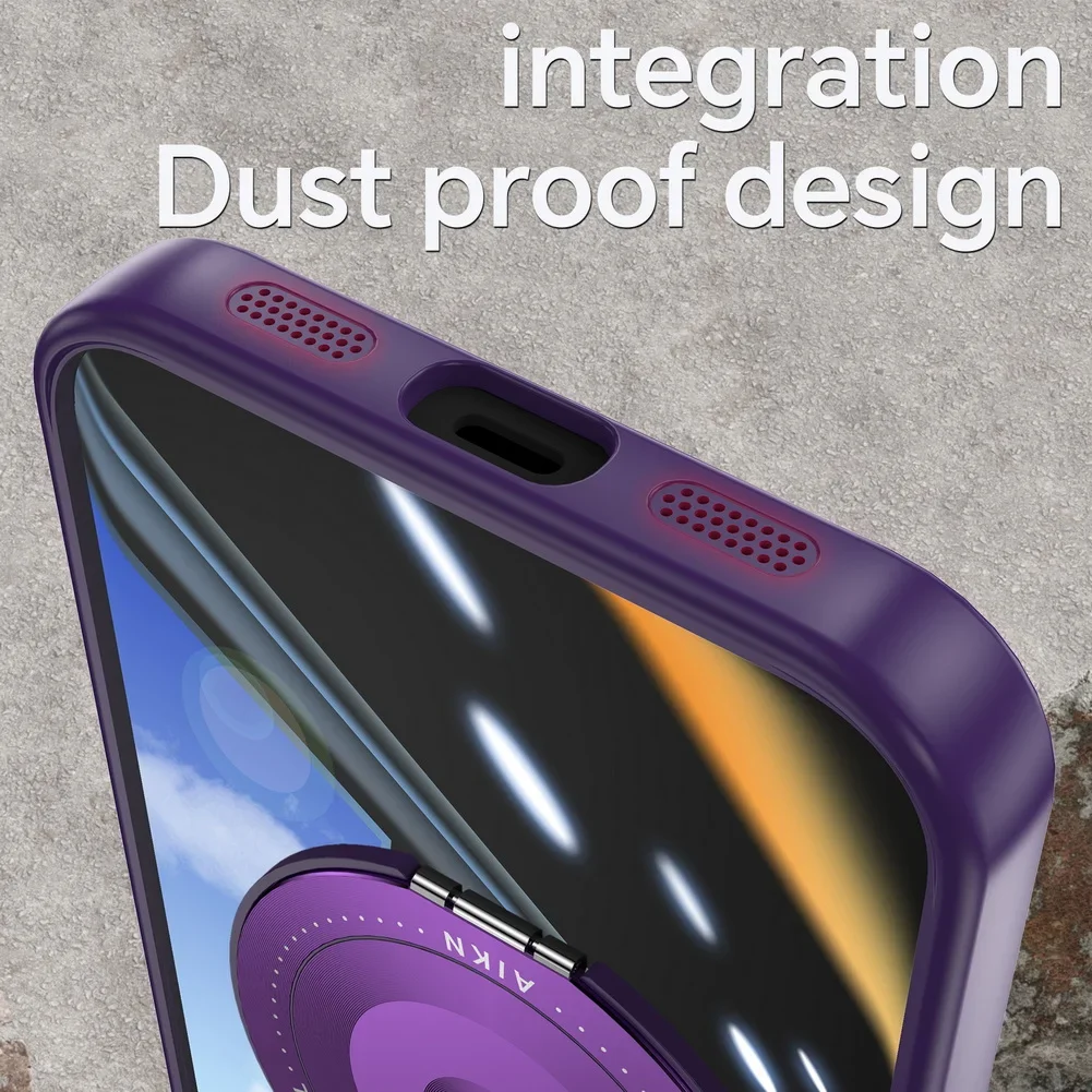For Google Pixel 10 9 Pro XL 9A 5G Case Transparent Frosted Silicone Frame Magnetic Rotating Ring Bracket Hard Cover Accessories