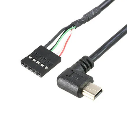 15cm/30cm/50cm Mini USB 5Pin Male to Dupont 5 Pin Female Header Motherboard Adapter Cable