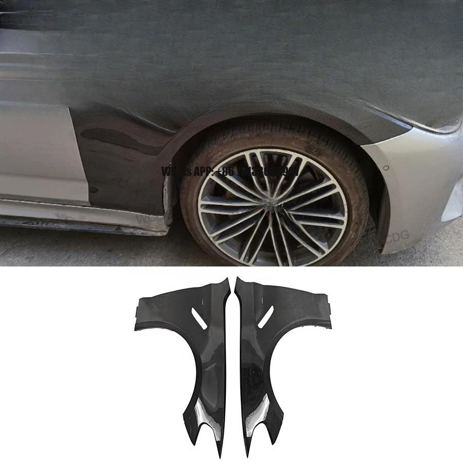 

High Quality Carbon Fiber Side Fender for BMW 5 Series F90 M5 G30 G38 Front Bumper Vents Fender Wheel Arch Cover Car Body Kit