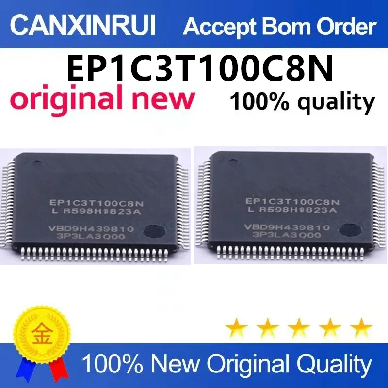 （5pcs-10pcs）New original EP1C3T100C8N/I7N package TQFP100 field programmable gate array chip IC