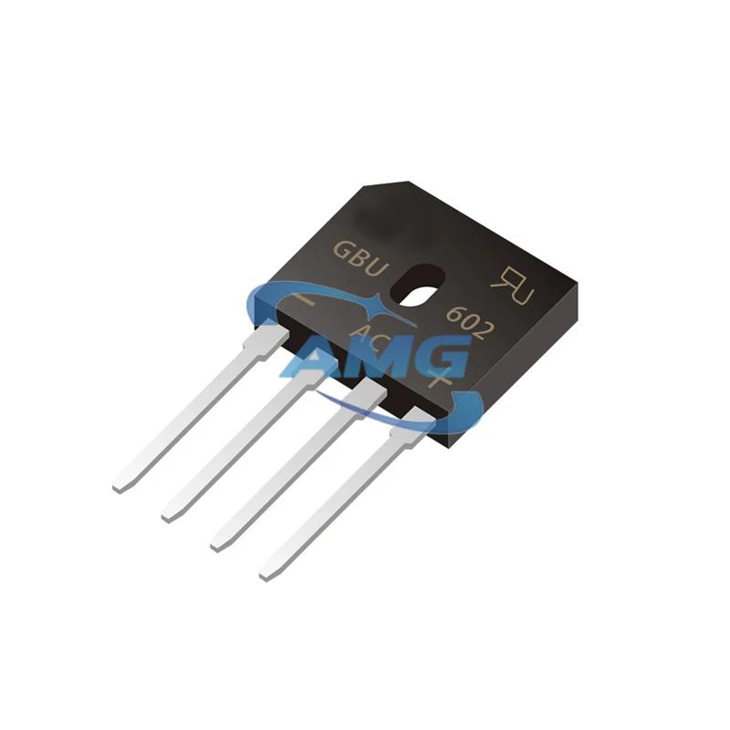 10PCS GBU602 GBU rectifier bridge direct insertion voltage 200V current 6A
