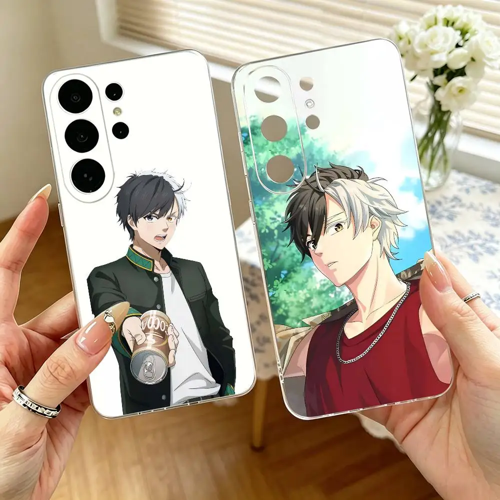 Anime WIND BREAKER Sakura Haruka  Phone Case For Samsung S25,S24,S21,S22,S23,S30,Ultra,S20,Plus,Fe Transparent Cover