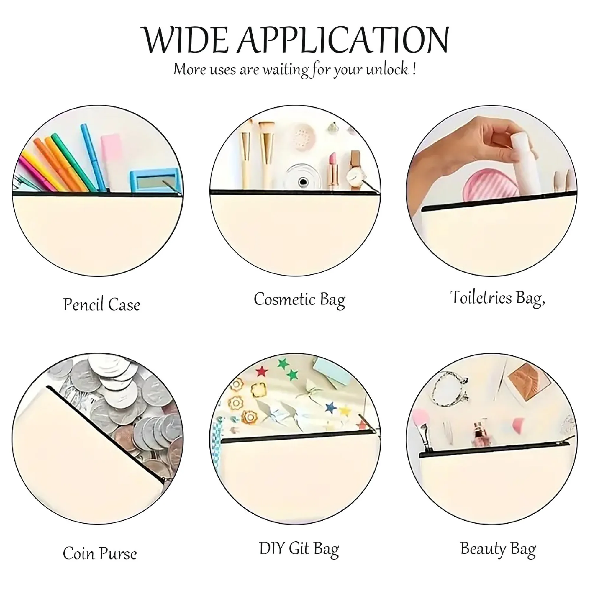 Moon Girl Print Makeup Bag Lightweight Portable Cosmetic Case With Zipper Closure Perfect For Women Christmas Gifts Organizer
