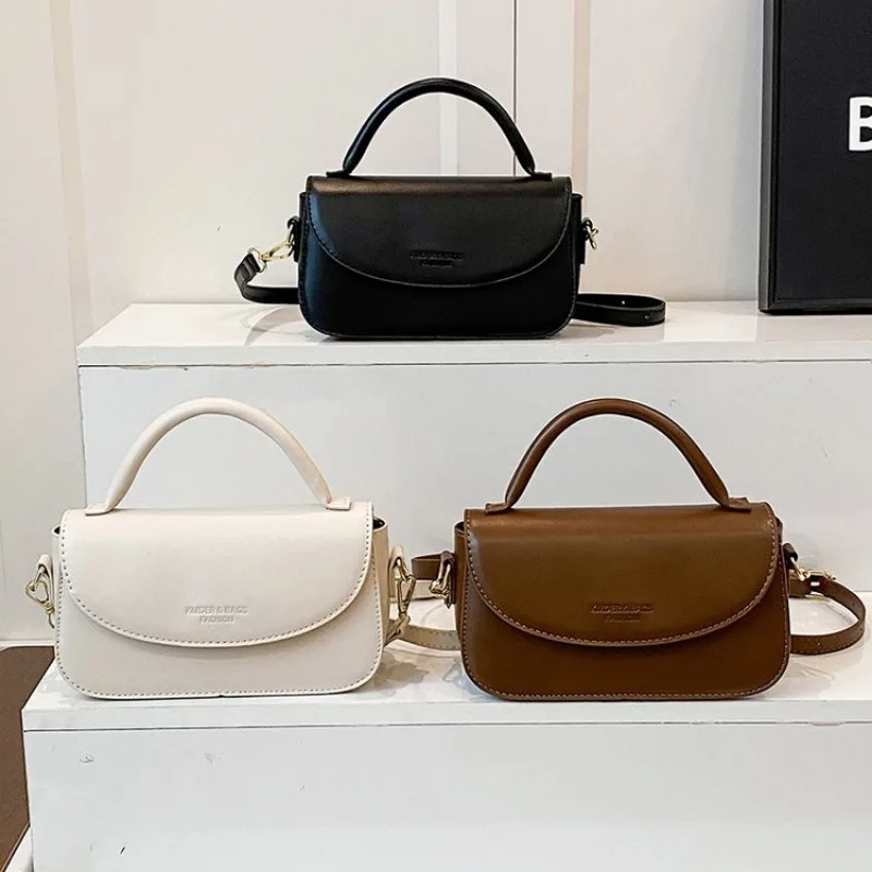 

Classic Elegant Leather Satchel For Women Luxury Designer Crossbody Large Capacity Diaper Bag For Commuter Minimalist Chic Tote