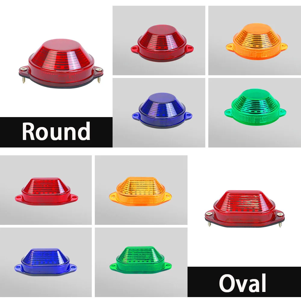 

2pcs LED-3030 Strobe Signal Warning light 9-24V 1.5W Indicator light LED Lamp small Flashing Light Security Alarm