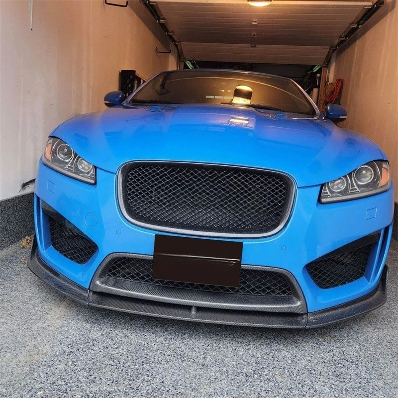 

Carbon Fiber Front Lip For Jaguar XFRS X250 Small Surround Bumper Lip 2012-2015 Retrofit Accessory