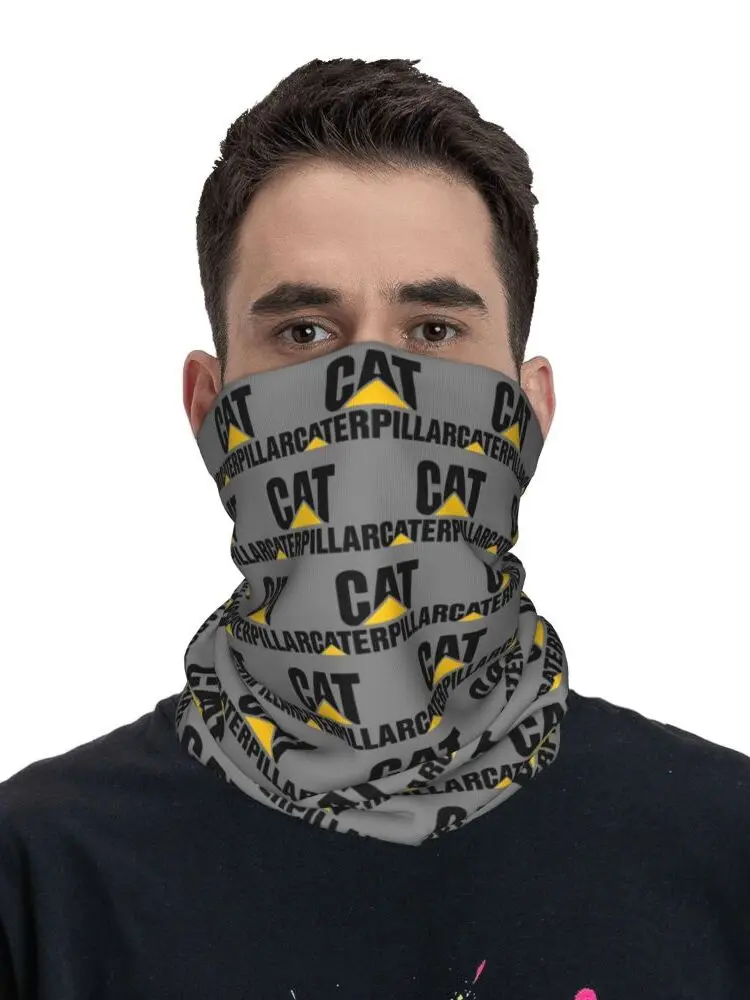 AliExpress Cat-caterpillar Logo Bandana Neck Cover Printed Wrap Scarf Warm Cycling Scarf Cycling For Men Women