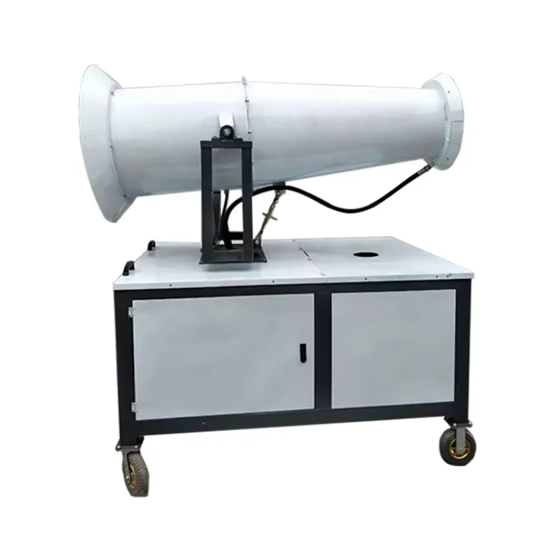 Remote Control Fog Cannon Water Sprayer Dust Suppression Machine Agricultural Fogger Cannon 50m for Farm Field Use