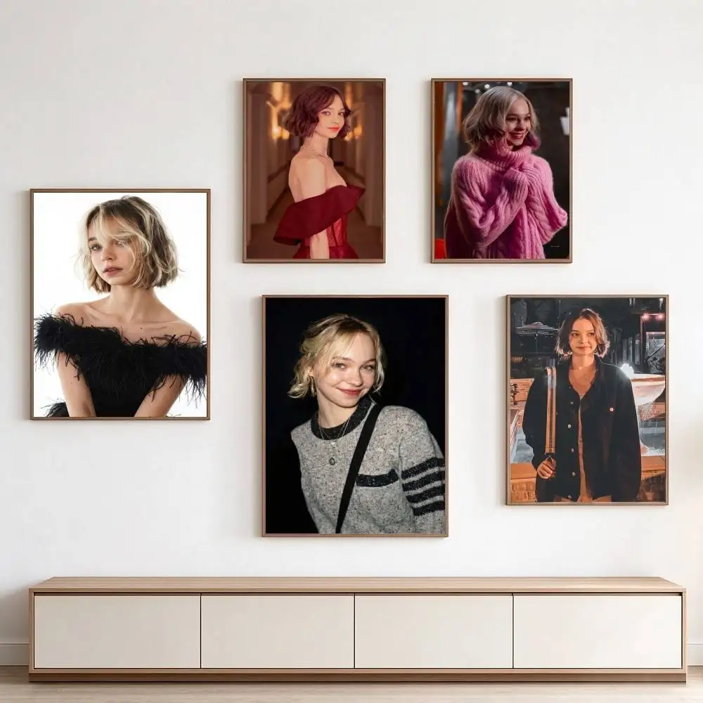 Emma M-Myers A-Actress  Poster High Quality Dorm Living Room Aesthetic Wall Decoration Painting Stickers Gift