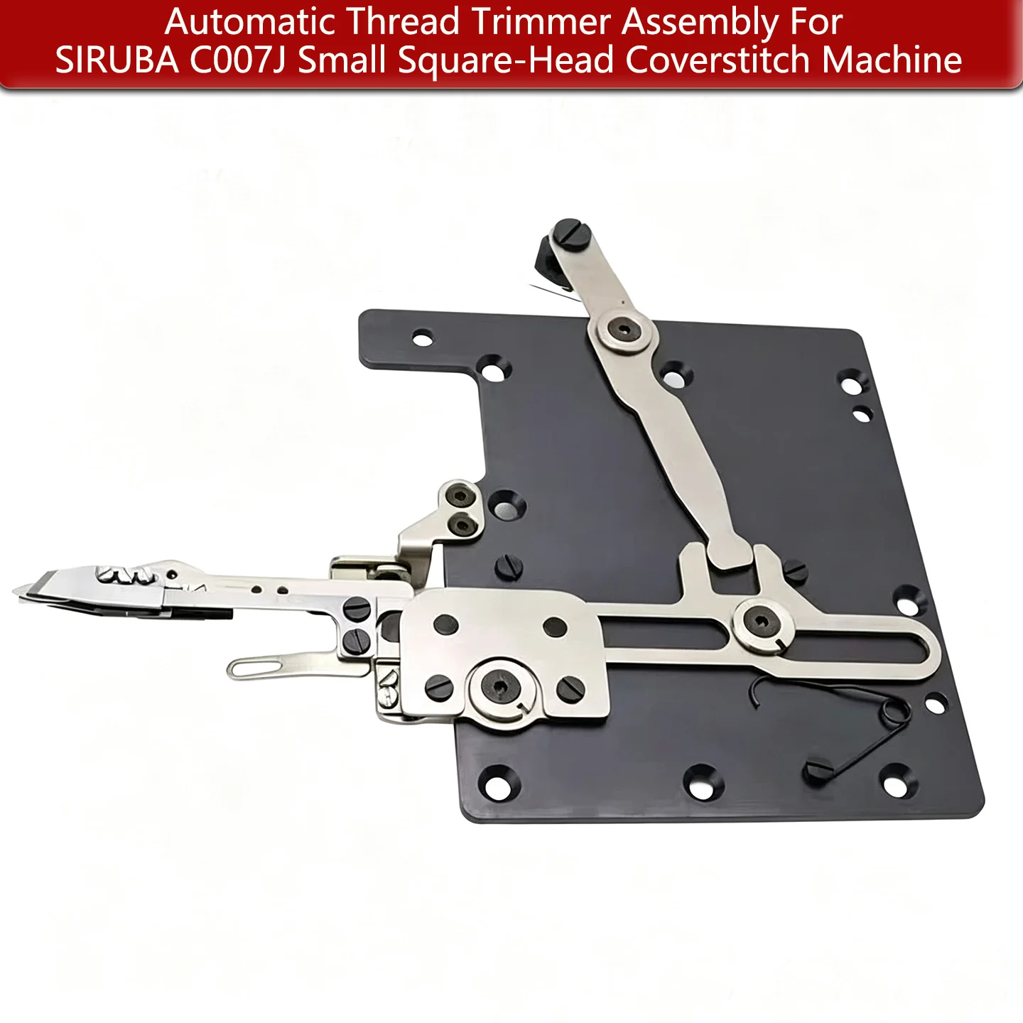 Sewing Machine Spare Parts | Original Thread Trimmer Assembly For Siruba C007J 3‑Needle 5‑Thread Small Square‑Head Coverstitch
