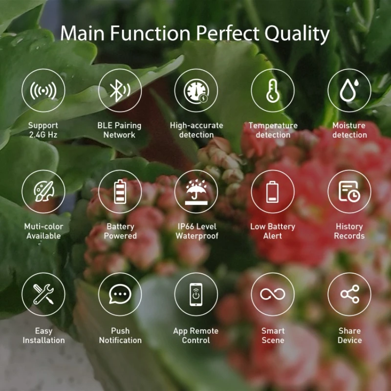 Nieuwe Bodemvochtsensor Tuya S - Smart Plant Sensor Soil Moisture Meter recensie en prijs