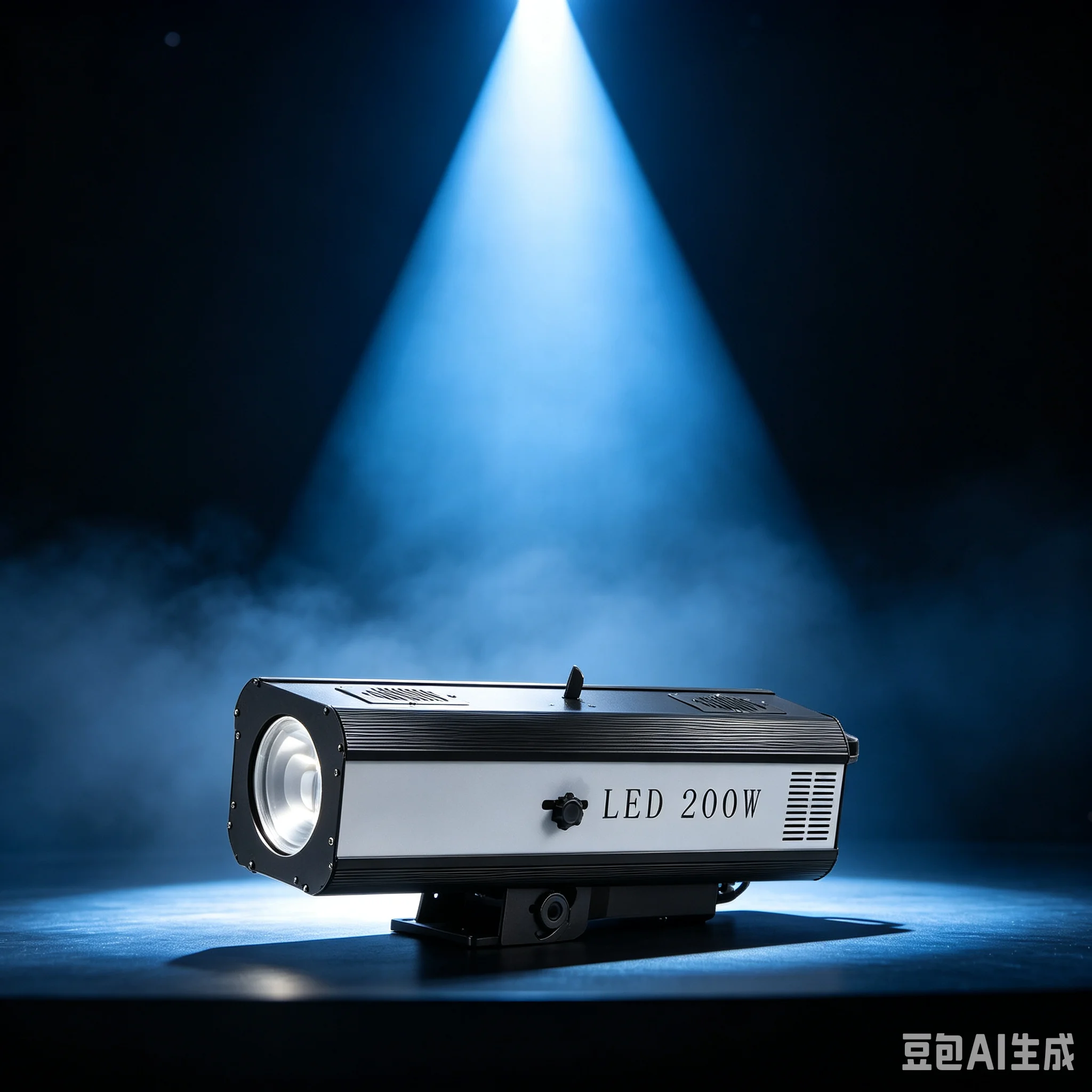 Follow Spot Light 200W LED Handheld Spotlight Durable Cast Aluminum High Power Stage Lighting 110V Efficient Cooling Bright Beam