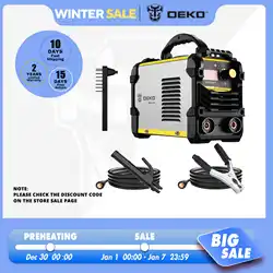 DEKO NEW MMA Series ARC Welder 220V IGBT MMA Welding Machine 160/200/250 for Home Beginner DC Inverter Lightweight Efficient