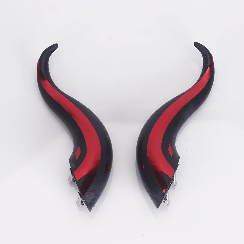 Jogo Genshin Impacto Ganyu Cosplay Headwear, Halloween Horn Hairpin, Masquerade Partido Clipe de Cabelo, Traje Acessórios, Props