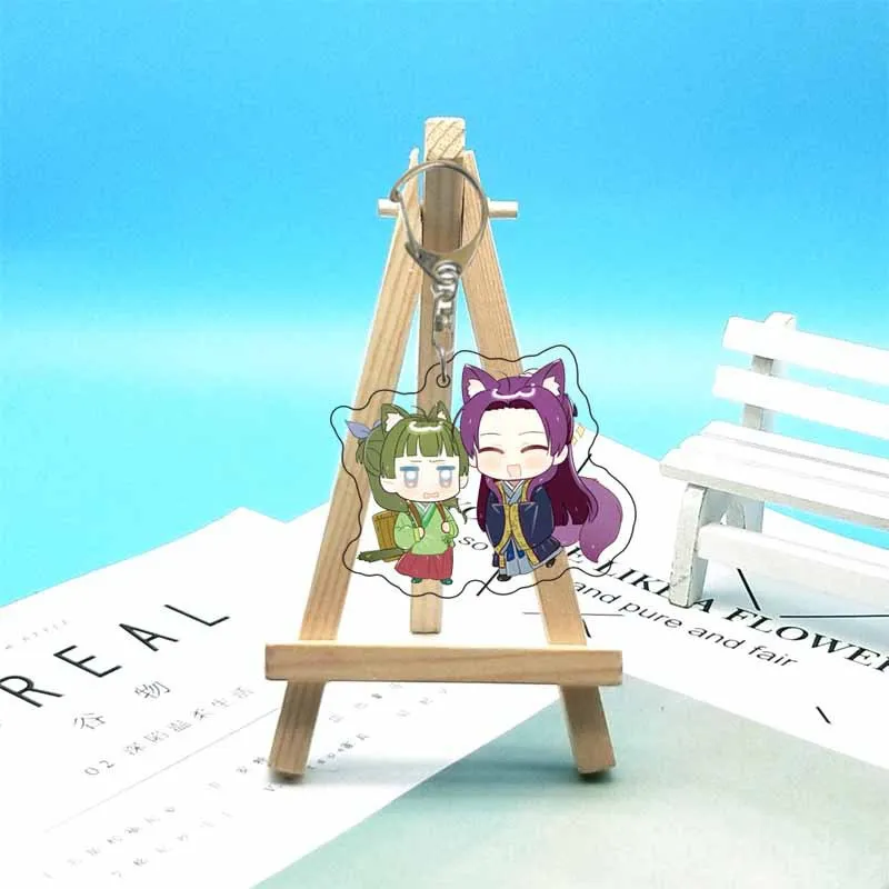 6cm Anime The Apothecary Diaries Maomao Keychain Jinshi Gyokuyou Cosplay Gaoshun Rouran Backpack Pendant Kids Girls Birthday Gif