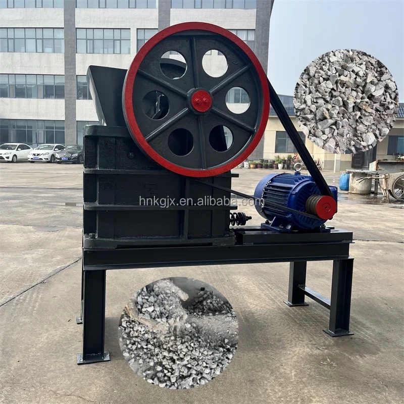 Hot Selling Mini Crusher PE150x250 Electric Motor di e sel Engine for Crushing Building Stones, Coal Gangue, and E-type Crusher