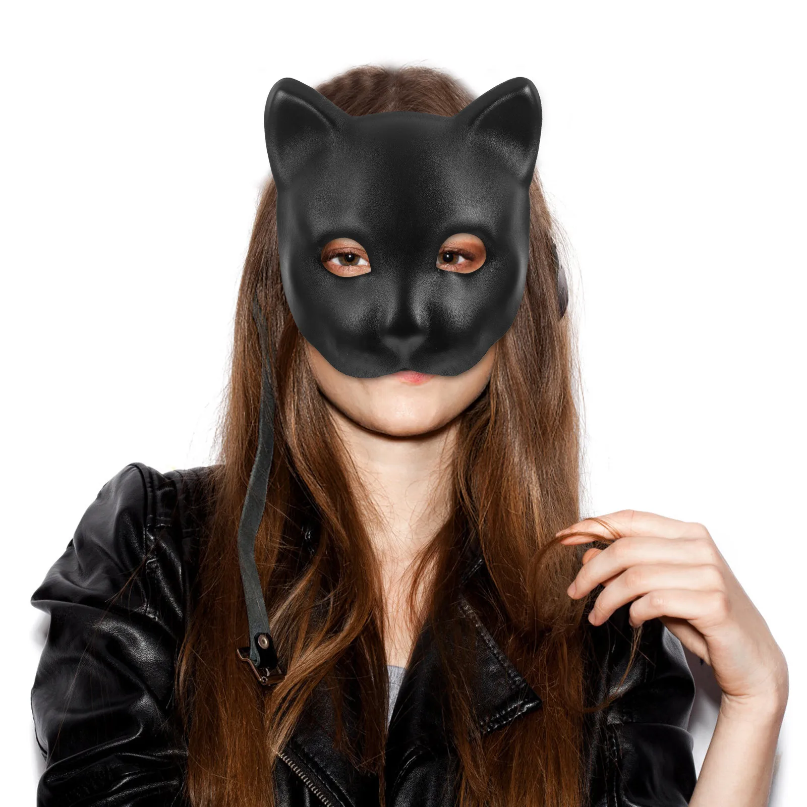 Cosplay Cover Prop Decor Masquerade Animal Face Mask Half Mask Masquerade Face Cover Supplies