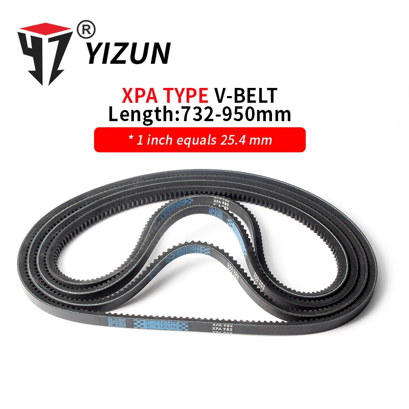 YIZUN XPA Type XPA732~950mm Hard Wire Rubber Drive Pitch Length Girth Industrial Transmission Machinery Toothed V Belt