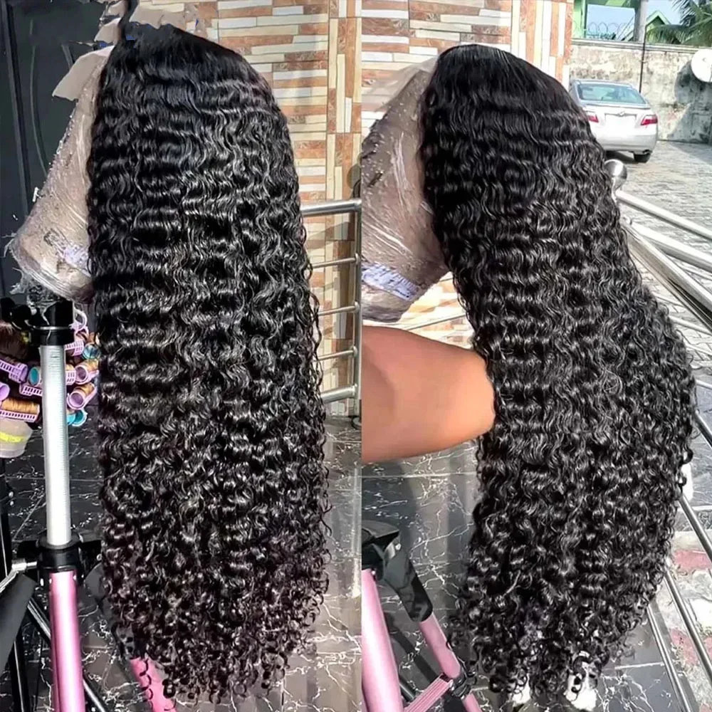 40 Inch Wet and Wavy Hair 250% Density 13X6 Hd Lace Frontal Wig 13X4 Deep Wave Lace Front Human Hair Wig Deep Wave Frontal Wig