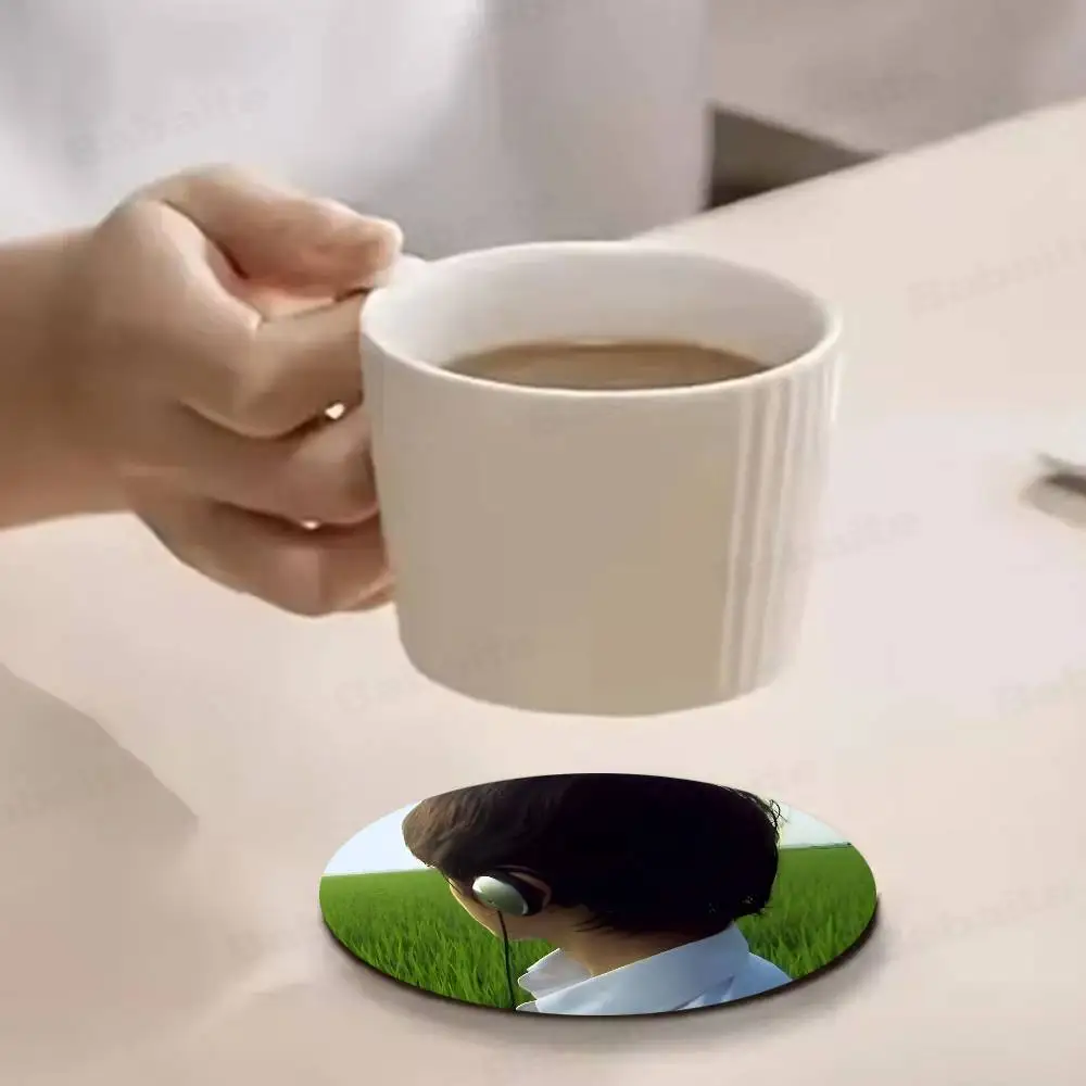 All About Lily Chou-Chou Wooden Coaster Coffee Teacup Decoration Coffee Shop Beverage Shop Family Restaurant Cafe Decoration 5