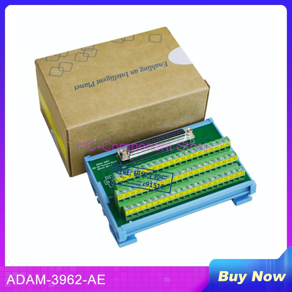 

For Advantech Rail Mounted DB62 Terminal Block ADAM-3962-AE