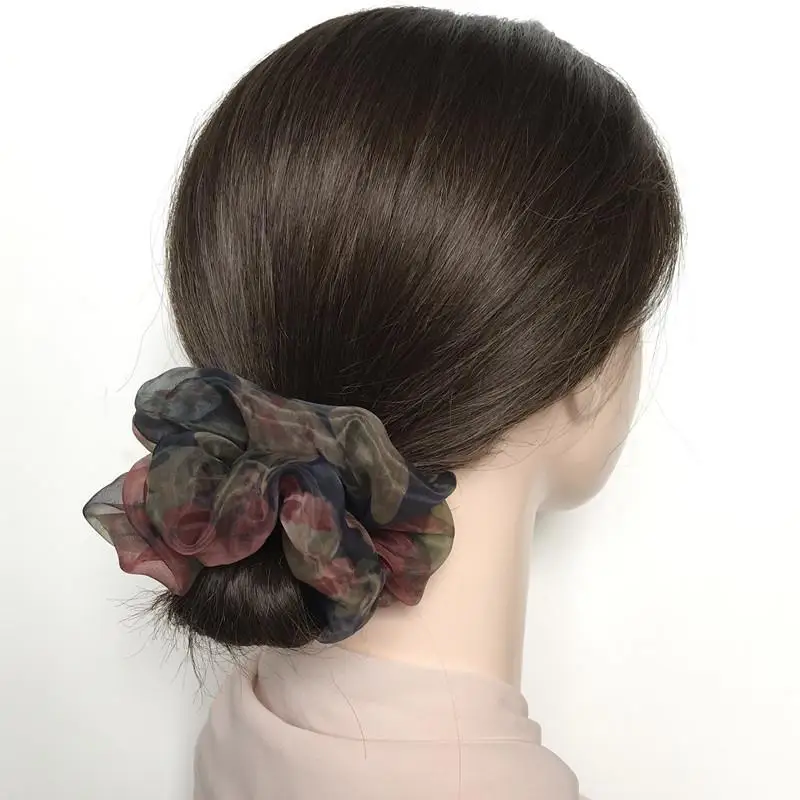 

Восстанавливаемые элегантные резинки для волос Headba Otago Net Hair Ba, резиновые аксессуары для волос высокого класса Sensation для женщин