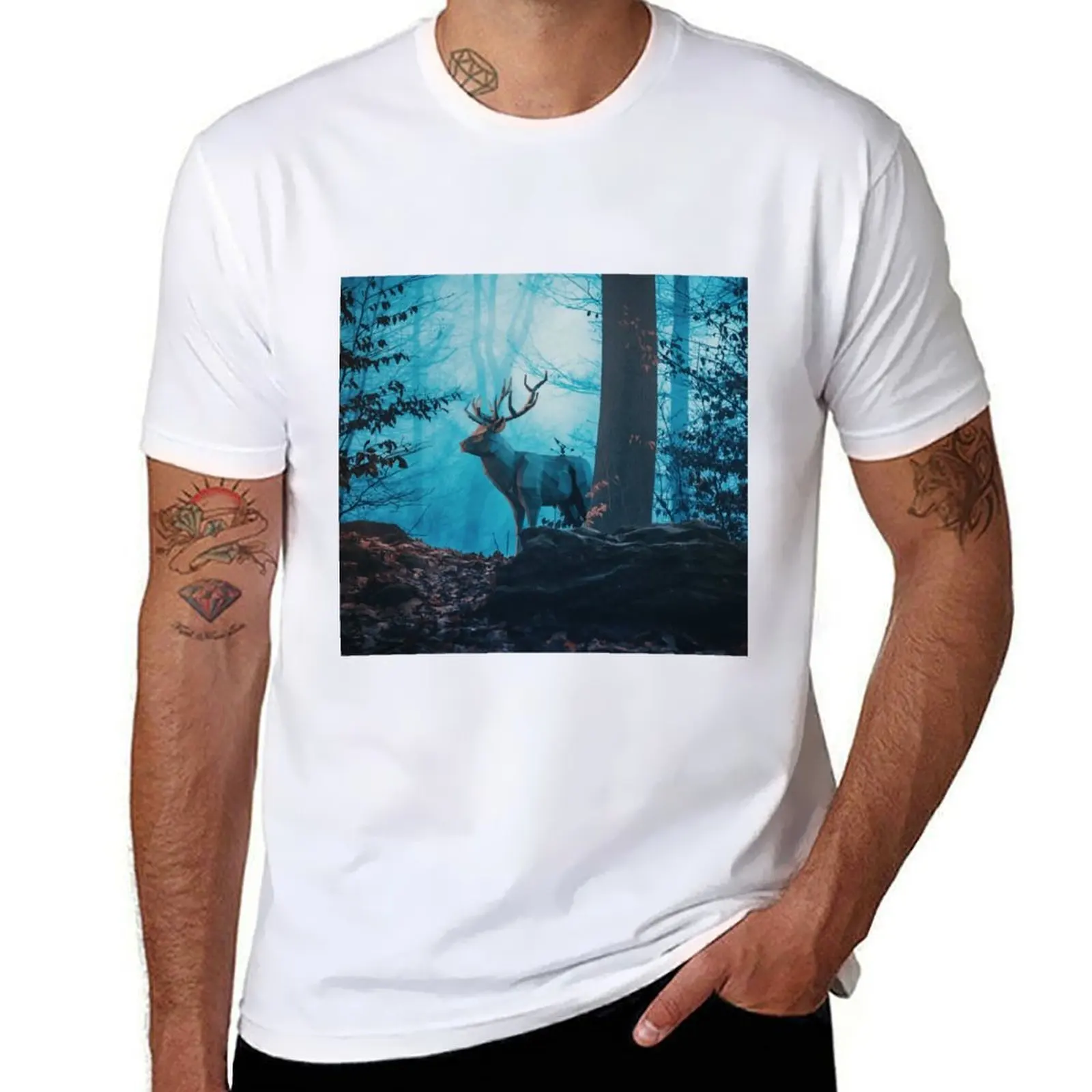 

Blue Forest T-Shirt t shirts for man cotton funny cotton t shirts high quality T-Shirt