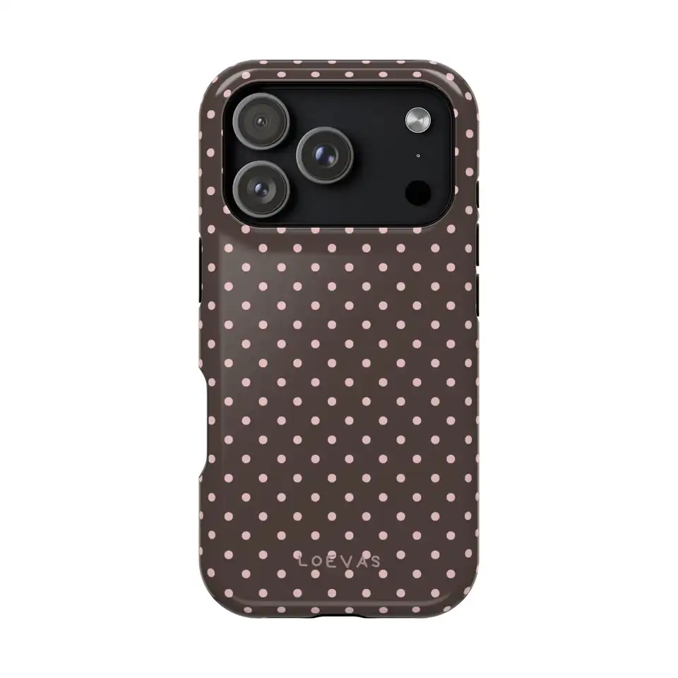 Funda de lujo Clmj Brownie para iPhone 17, 17e, 16e, 16, 15, 14, 13, 12, 11, X, XS, XR, XS Max, Air, Pro, Max, Plus, cubierta trasera de doble capa 2