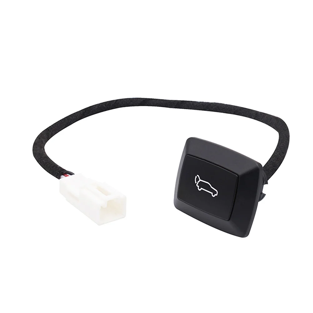 Tombol Universal 12V untuk Buka Bagasi, Saklar Pembuka Bagasi dengan Indikator LED untuk SUV dan Kendaraan Off-Road, Warna Hitam