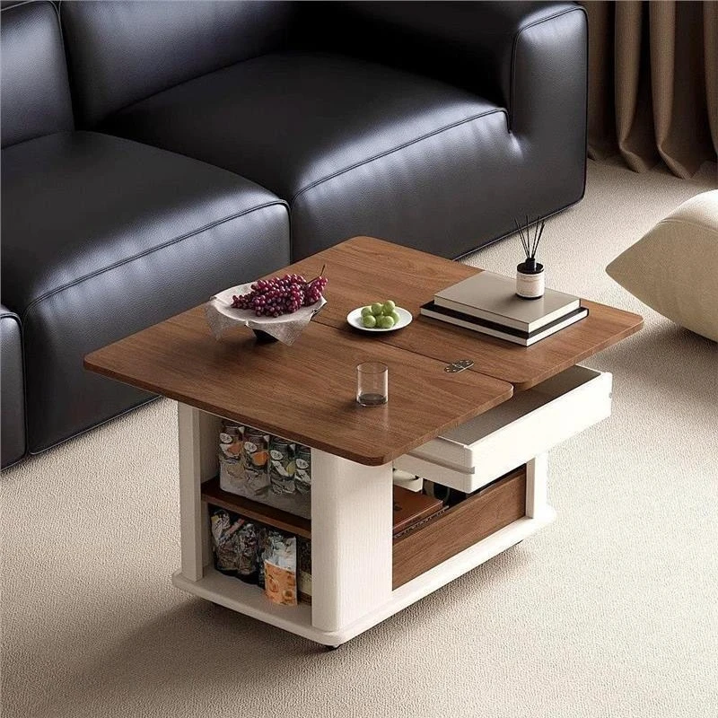 Mobile Internet celebrity lift coffee table sofa side cabinet