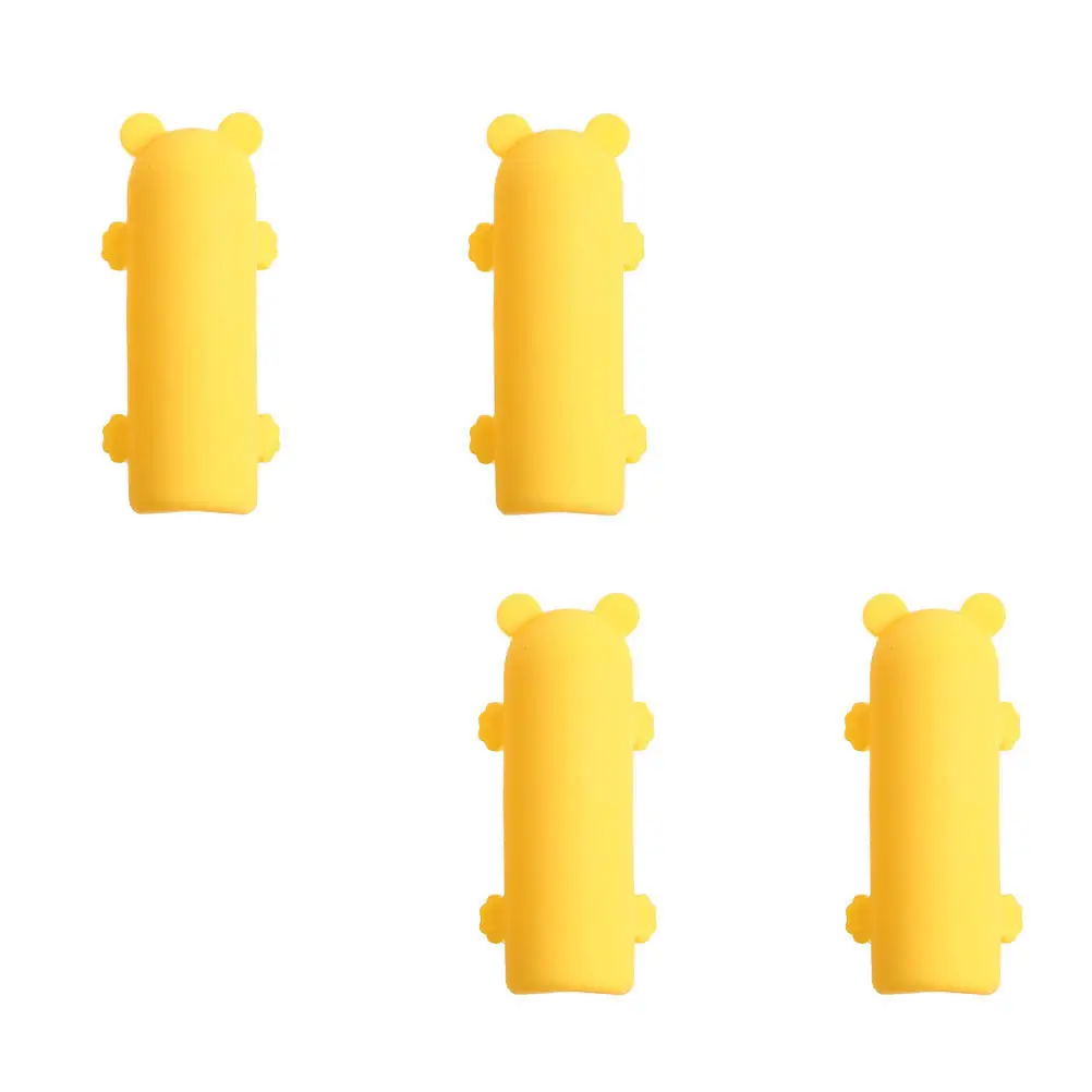 

4Pcs Premium Silicone Corner Protectors Anti-Scratch Self-Adhesive Table Desk Wall Cabinet Edge Guard for Baby Safety