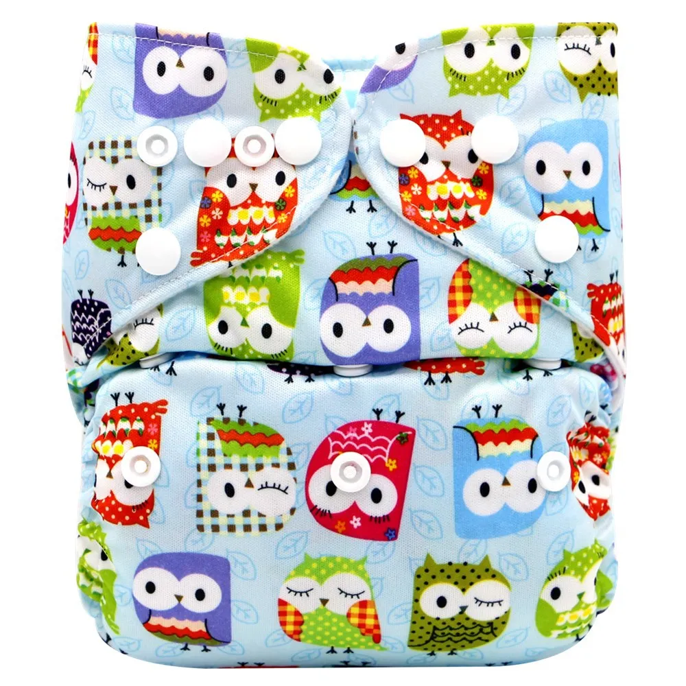 2023 1pcs/set Washable Eco-friendly Baby Cloth Diaper Ecological Adjustable Nappy Reusable Diaper Fit 0-2year 3-15kg