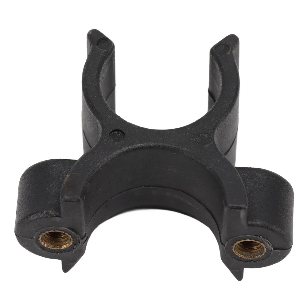 Black Wheelchair Crutch Holder ABS 25mm Inner Diameter Frame Available Mobility Aid Accessory Walking Stick Bracket