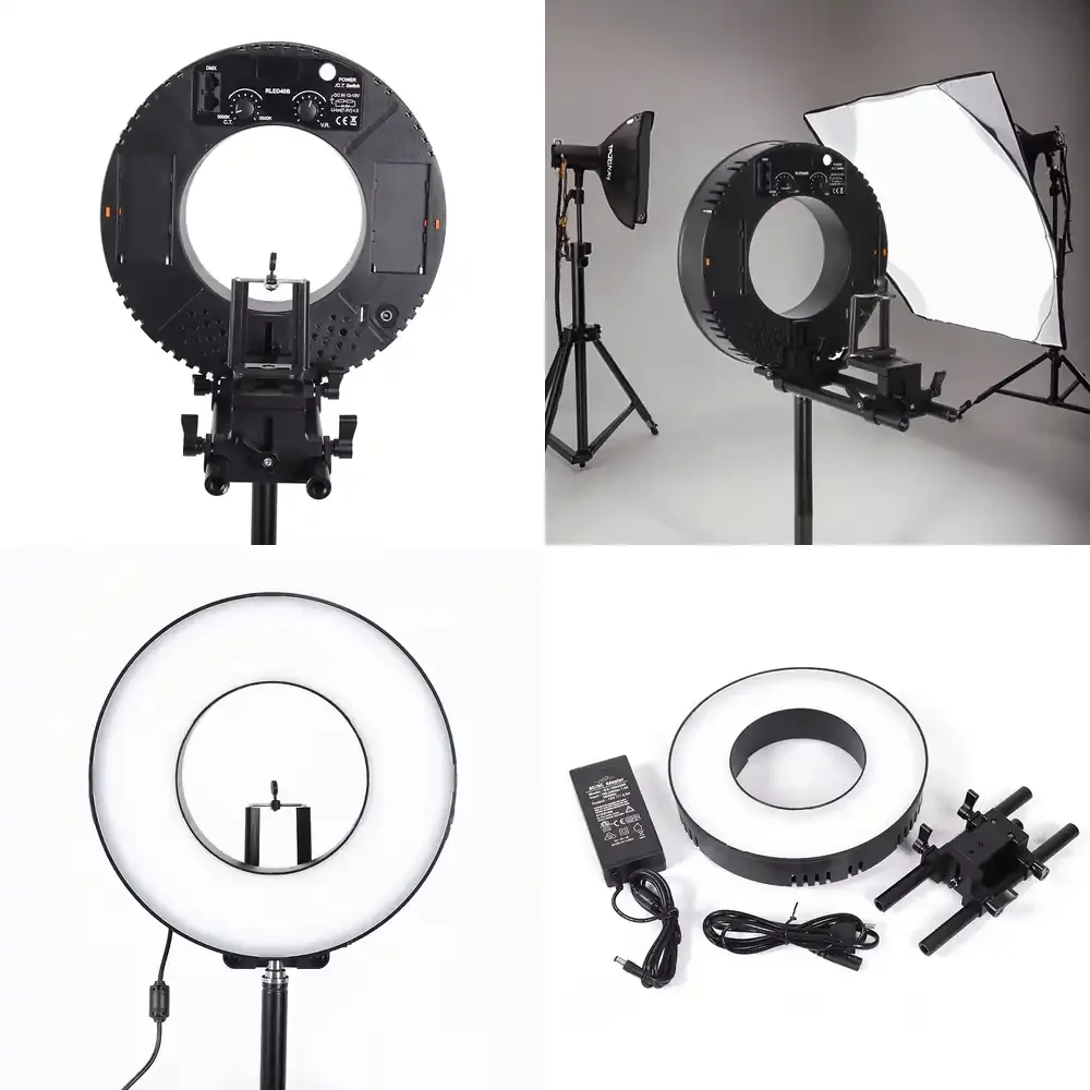 

Mini Portable Mobile Phone Ring Light Selfie LED Clip Ring Light with Lithium Ion Battery