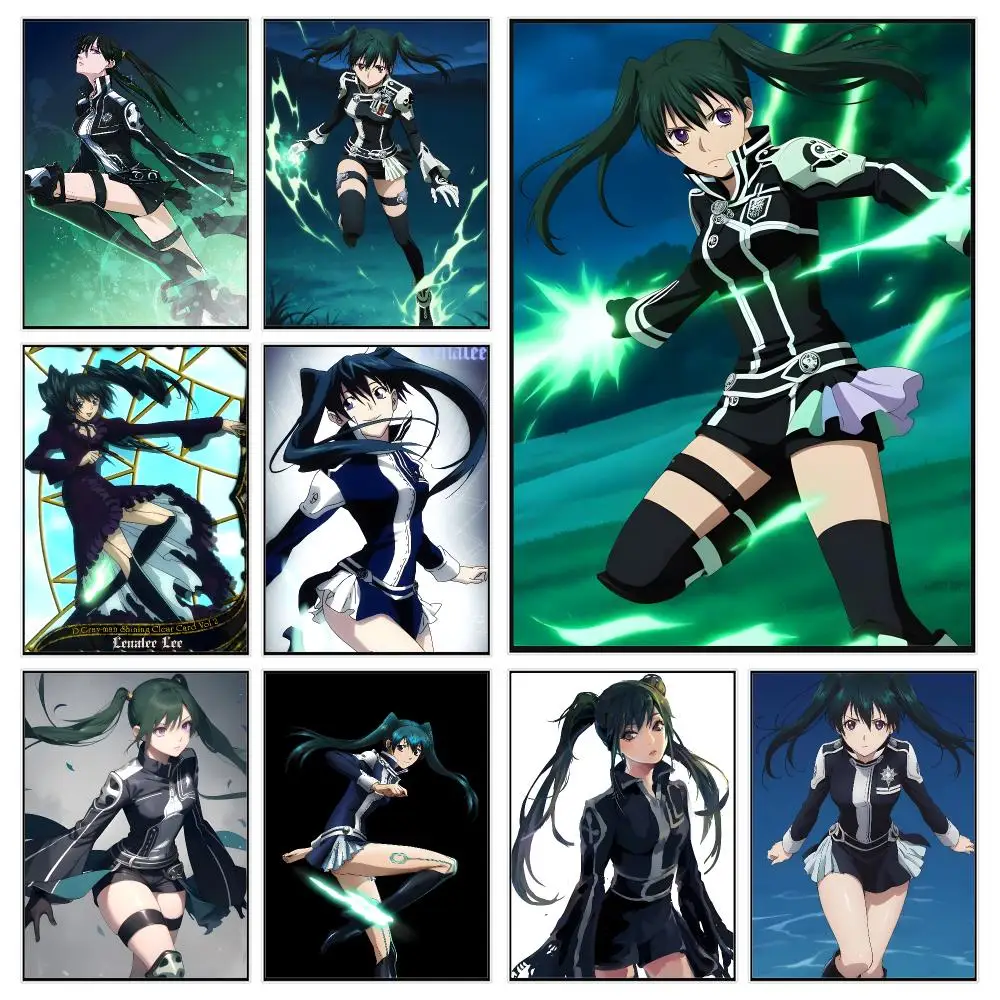 Supernatural Anime D-Gray-Man Lenalee Lee Poster Modern Luxury Wall Poster Home Decor Space Enhancer
