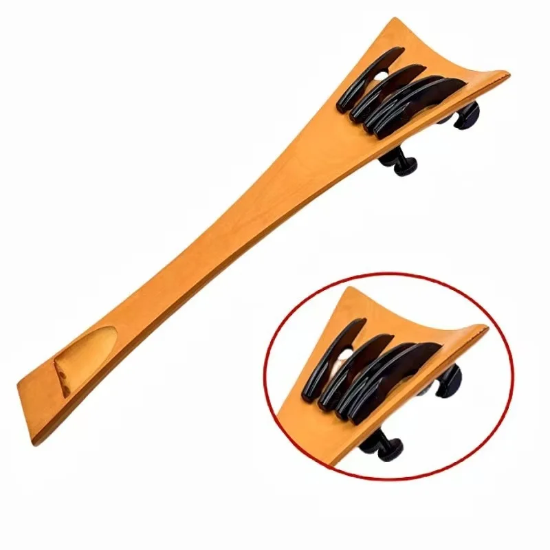 Picture 5: Integrated Double Row Fine Tuners for 3/4 4/4 Cello Full Black String Hooks Knobs