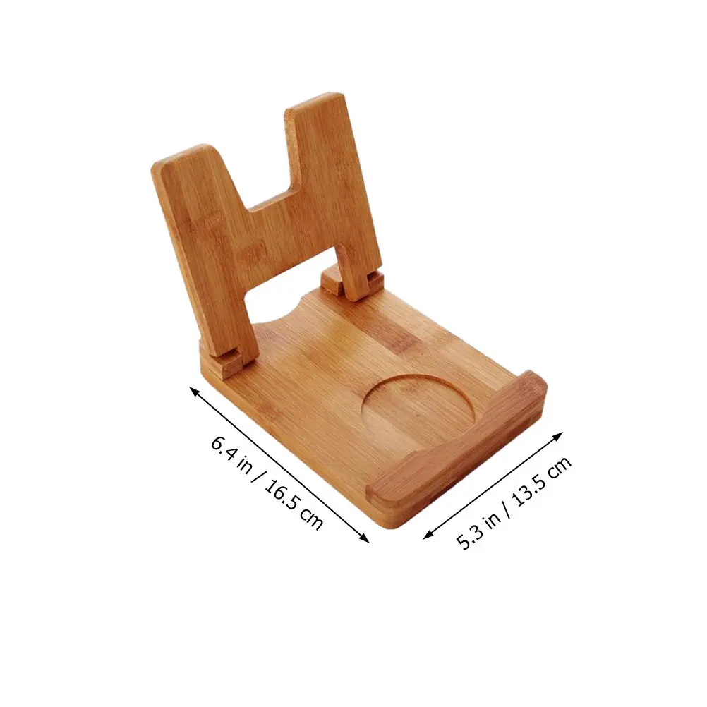 1Pcs Premium Bamboo Pot Lid Stand Flat Bottom Kitchen Utensil Organizer for Pot Lids Shovels and Cookware Storage Rack
