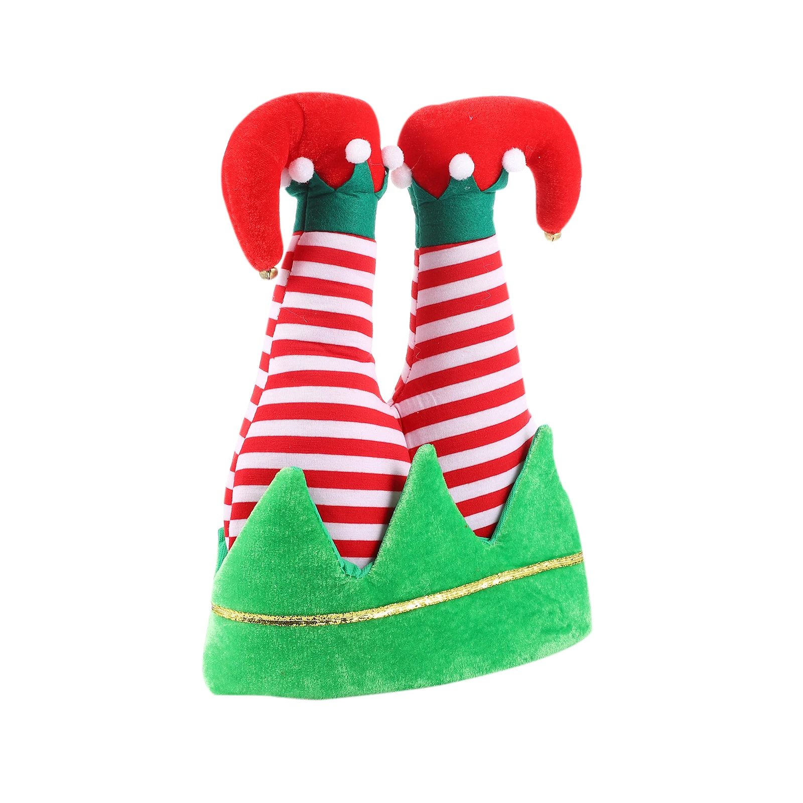 

1 pc Christmas Clown Hat Skin-Friendly Fabric Party Decoration Prop For Holiday Events Stage Performance Community