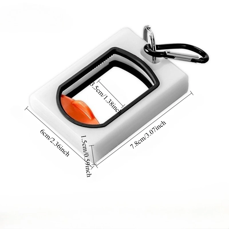 Quadratischer Kabelbinder-Organizer, tragbares fluoreszierendes Kabelbinder-Aufbewahrungswerkzeug zum Organisieren von Dingen zu Hause, beim Camping und auf Reisen – Detail 2