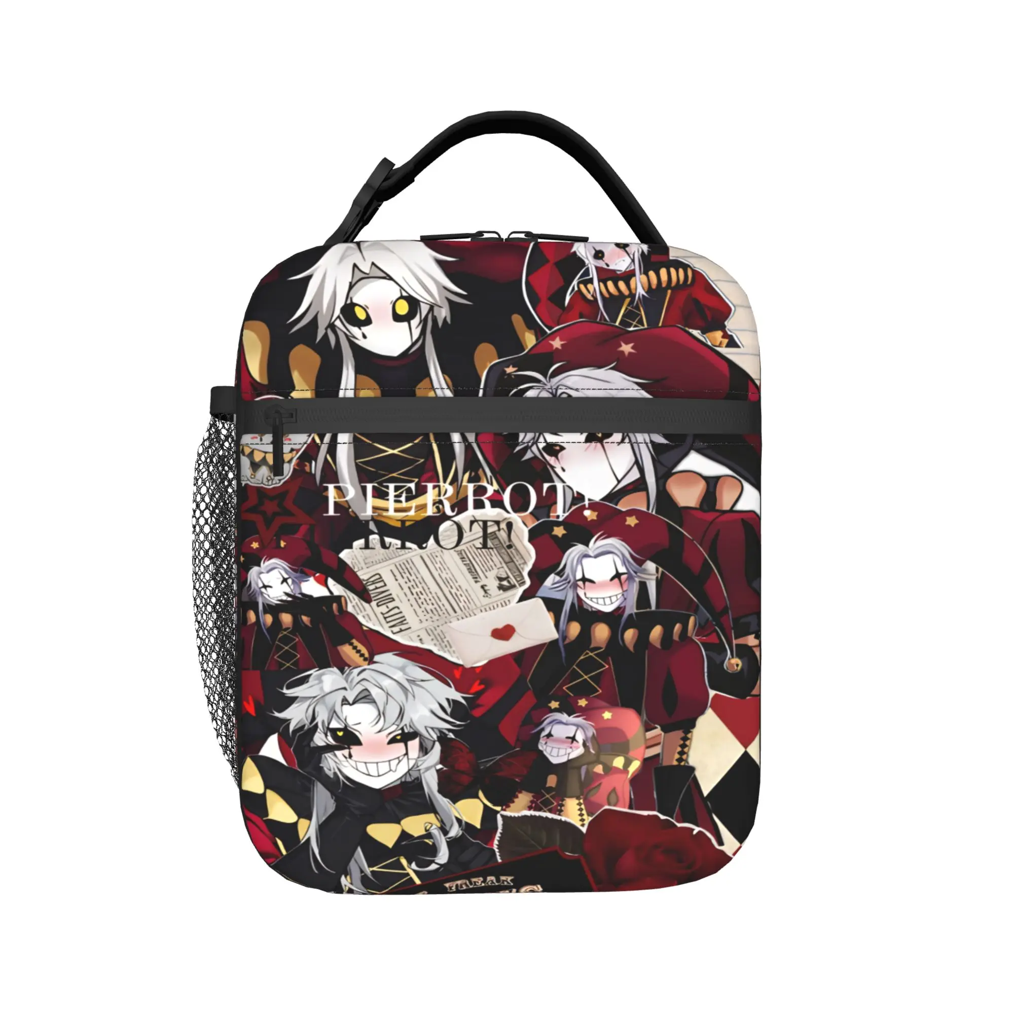 Pierrots The Freak Circus Accessories Insulated Lunch Bag For Outdoor  Storage Food Boxes Portable Cooler Thermal Lunch Boxes