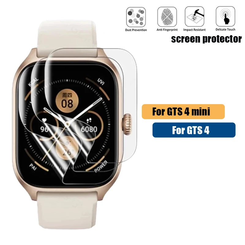 5/10Pcs Screen Protector Soft Film For Huami Amazfit GTS4 / GTS 4 Mini