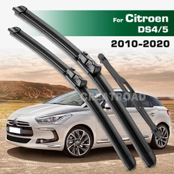 GREATROAD Wiper LHD&RHD Front & Rear Wiper Blades Set For Citroen DS4 DS5 2010 - 2020 Windshield Windscreen Window Brushes