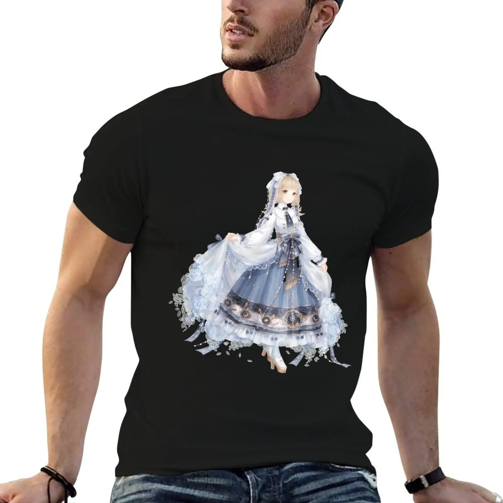 

Starlight Serenade love nikki bottomless T-Shirt t shirt man designer cotton t shirt pack T-Shirt