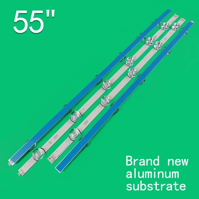 10 peças de faixa de luz de fundo para 55LB650V 55LB561V 55LF6000 55LB6100 55LB582U 55LB650V 55LB629V 55LB570V 55LB5900 55LB5500