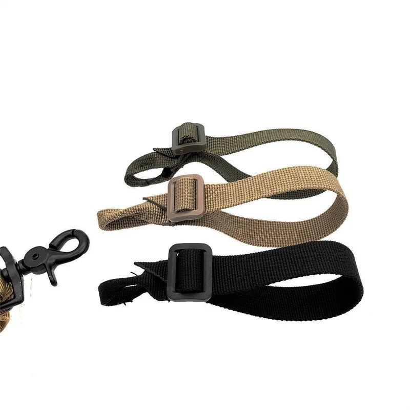 Multi-functional Tactical Strap Sling Mount Strap Webbing BB Hanging Buckle Loop Adapter Adjustable Gun Sling Belt for Hunting