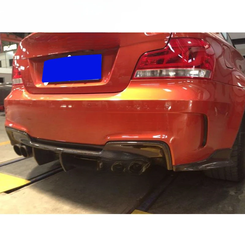 

Для BMW 1 серии E82 M: Премиальный карбоновый гоночный диффузор-спойлер на задний бампер (2011-2017)